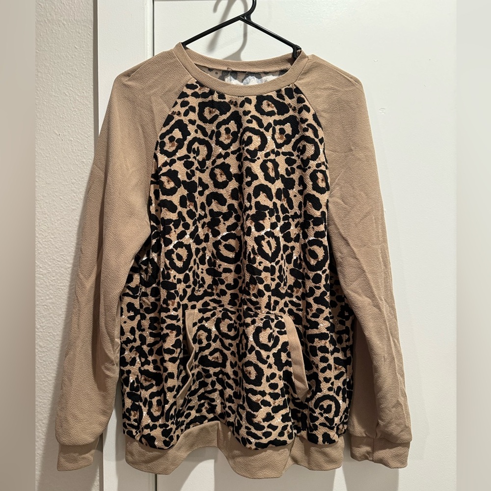 Women’s long sleeve cheetah shirt